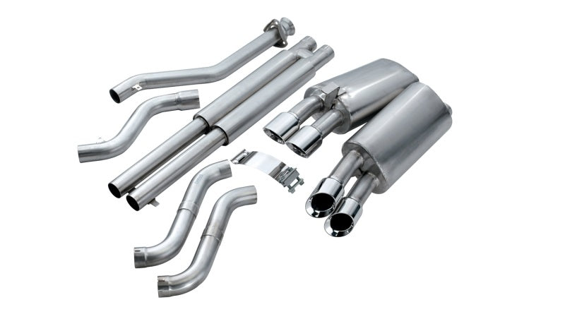 Corsa 96-96 Chevrolet Corvette C4 5.7L V8 LT4 Polished Sport Cat-Back Exhaust - DTX Performance