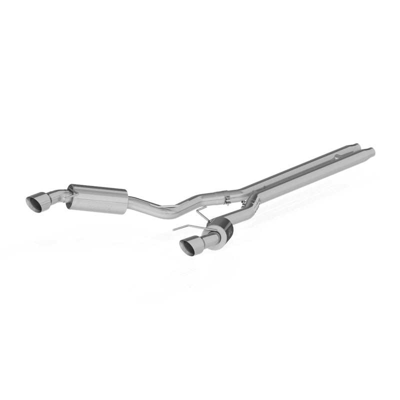 MBRP 15 Ford Mustang GT 5.0 3in Cat Back Dual Split Rear Street Version 4.5in Tips - Aluminized - DTX Performance