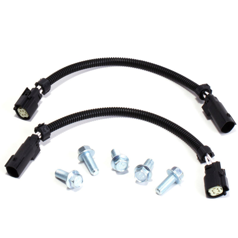 BBK 2015 Mustang GT V6 6-Pin Front O2 Sensor Wire Harness Extensions 12 (pair) And Bolt Kit - DTX Performance