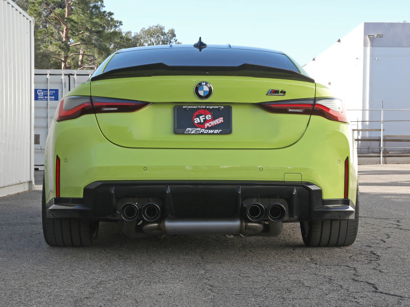 aFe MACHForce XP Exhausts Cat-Back SS 21 BMW M2 Competition L6-3.0L w/Black Tips - DTX Performance