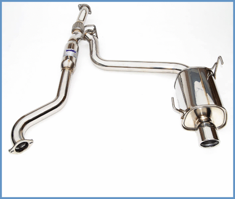 Invidia 15+ Subaru WRX/STI Single Q300 Rolled Stainless Steel Tip Cat-back Exhaust - DTX Performance