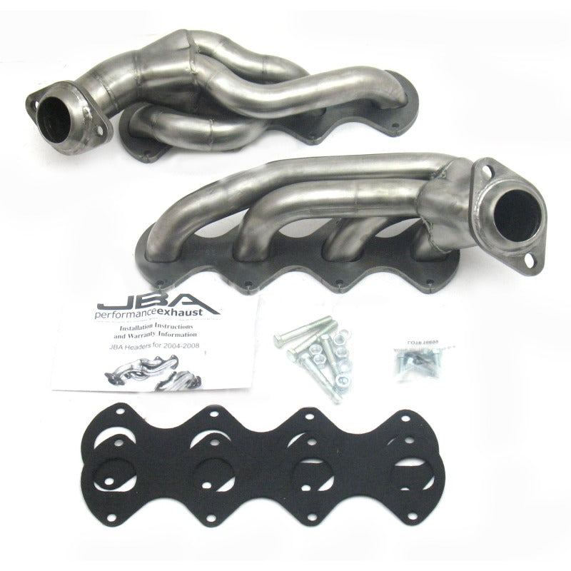 JBA 04-10 Ford F-Series 5.4L 3V 1-5/8in Primary Raw 409SS Cat4Ward Header - DTX Performance