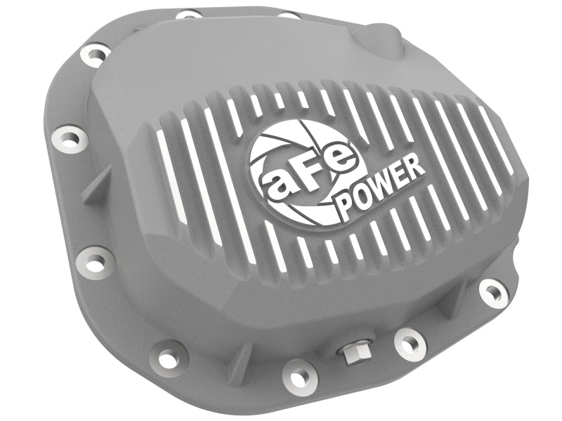 aFe Street Series Rear Differential Cover Raw w/ Fins 15-19 Ford F-150 (w/ Super 8.8 Rear Axles) - DTX Performance