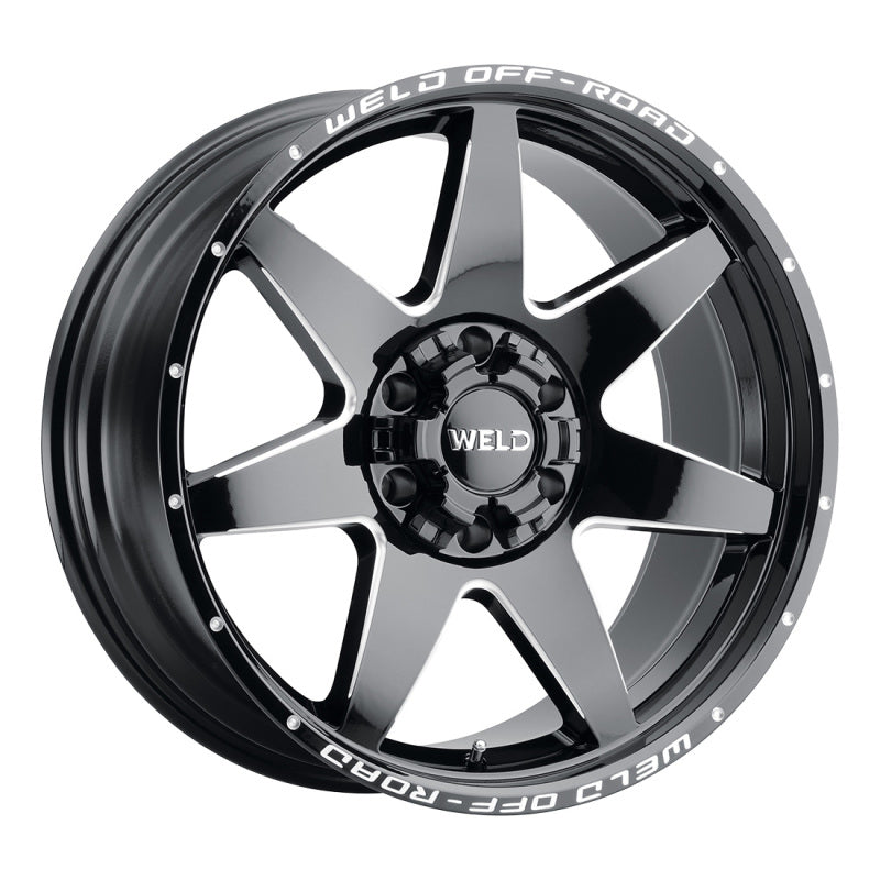 Weld Off-Road W109 20X10 Retaliate 5X127 5X139.7 ET-18 BS4.75 Gloss Black MIL 87.1 - DTX Performance