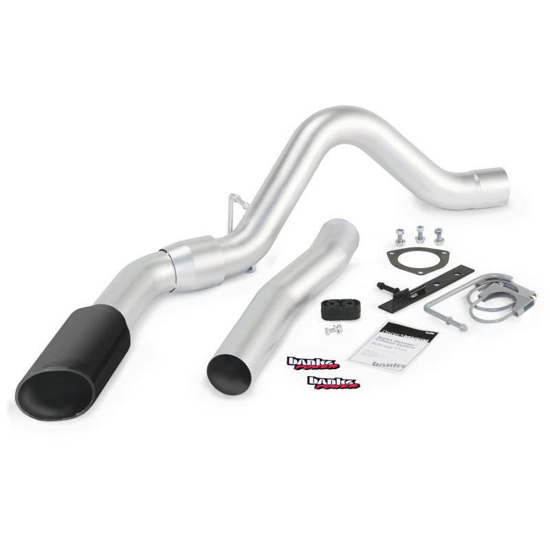 Banks Power 11-14 Chev 6.6L LML ECLB/CCSB/CCLB Monster Exhaust Sys - SS Single Exhaust w/ Black Tip - DTX Performance