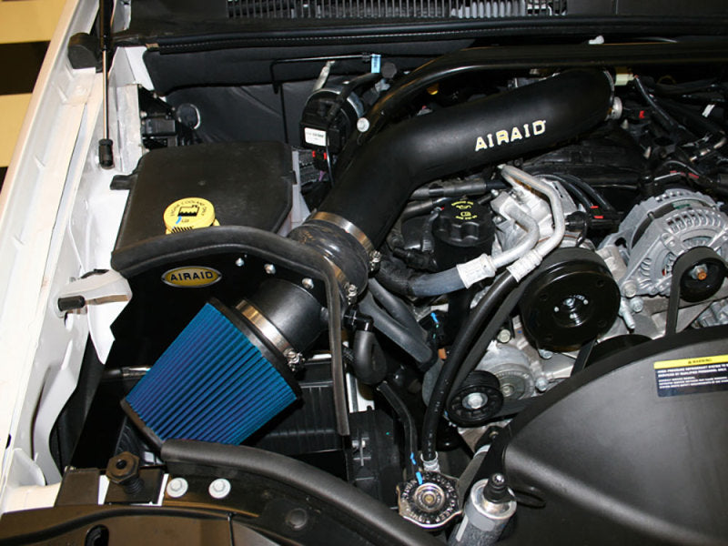 Airaid 05-07 Jeep Grand Cherokee 3.7L CAD Intake System w/ Tube (Dry / Blue Media) - DTX Performance