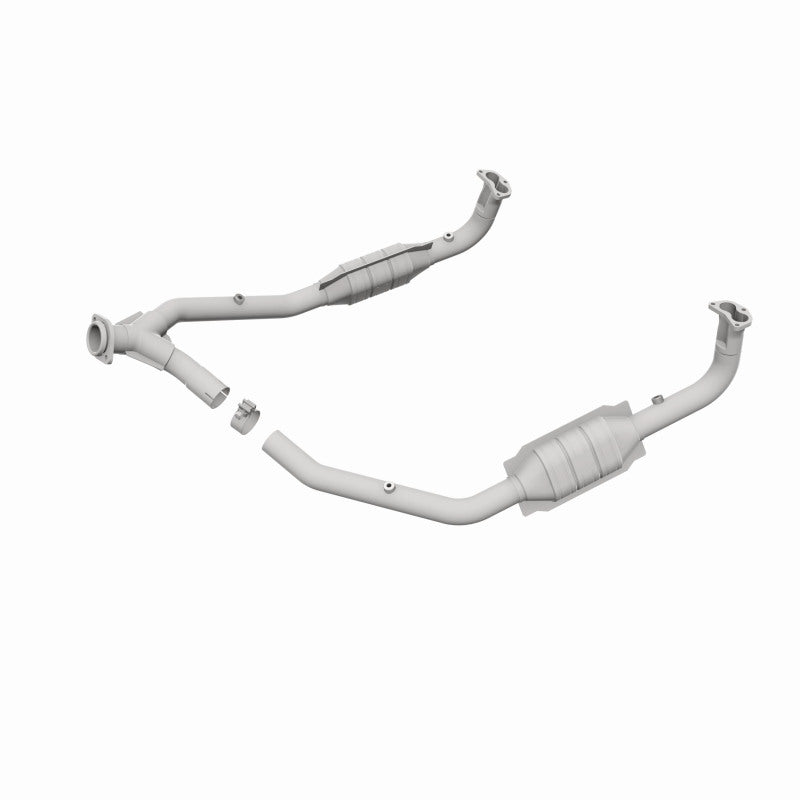 MagnaFlow Conv DF 97 Land Rover Defender 90 4.0L Y-Pipe Assy / 96-99 Discovery 4.0L Y-Pipe Assy - DTX Performance