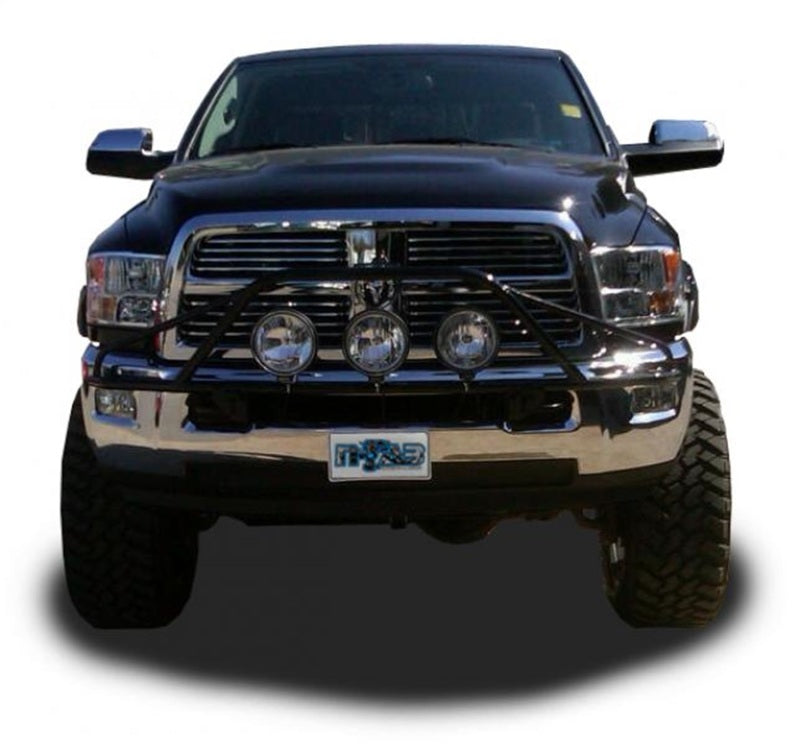 N-Fab Pre-Runner Light Bar 10-17 Dodge Ram 2500/3500 - Tex. Black - DTX Performance