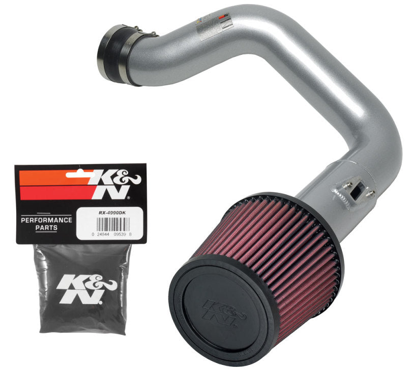 K&N 05-06 Chevy Cobalt SS 2.0L Silver Typhoon Short Ram Intake - DTX Performance