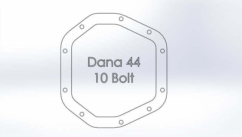 aFe Diff Cover 97-18 Jeep Wrangler (TJ/JK) ONLY Dana 44 Axle Front or Rear (Pro Series) - DTX Performance