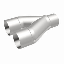 Load image into Gallery viewer, MagnaFlow Universal Trans Y-Pipe All SS 4inch (Dual) 3.5inch (Single) x 13inch (Overall) - DTX Performance