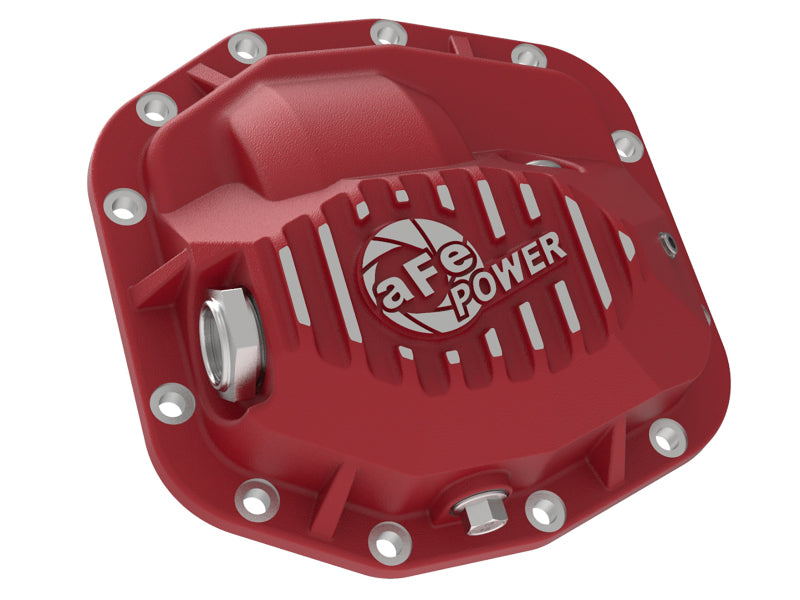 aFe Pro Series Front Differential Cover Red 2018+ Jeep Wrangler (JL) V6 3.6L (Dana M186) - DTX Performance