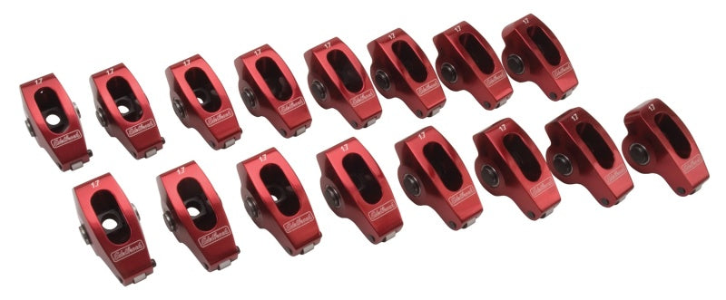 Edelbrock Rocker Arms Roller BBC 7/16In 1 7 1 Ratio Set of 16 - DTX Performance