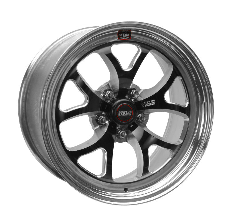 Weld S76 17x12.5 / 5x115mm BP / 5.2in. BS Black Wheel (High Pad) - Non-Beadlock - DTX Performance