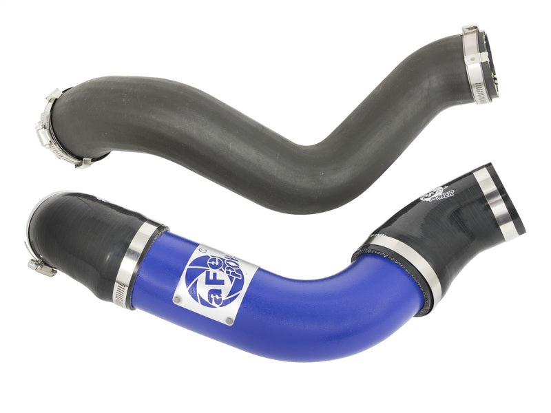 aFe Bladerunner Intercoolers Tube - Blue Hot/Cold Side 15-16 Ford Mustang EcoBoost L4-2.3L (t) - DTX Performance