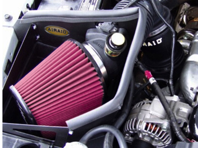 Airaid 04-07 Dodge Cummins 5.9L DSL 600 Series CAD Intake System w/o Tube (Oiled / Red Media) - DTX Performance