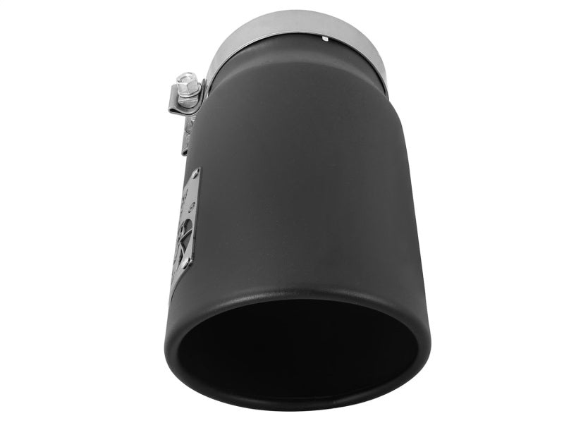 aFe Diesel Exhaust Tip Bolt On Black 5in Inlet x 6in Outlet x 12in Long - DTX Performance