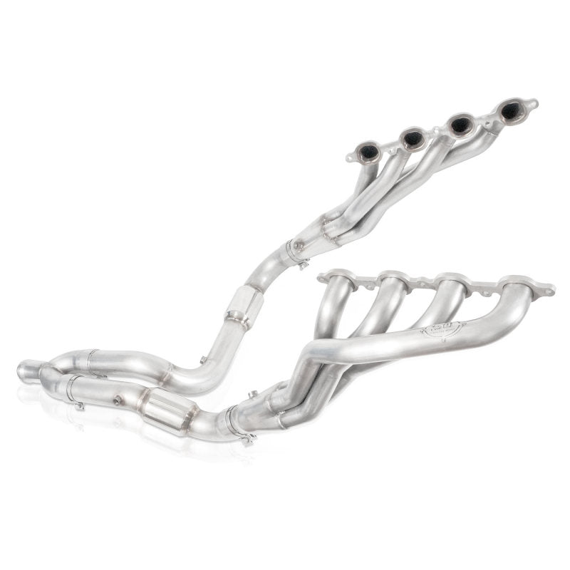 Stainless Works 2007-13 Chevy Silverado/GMC Sierra Headers 1-7/8in Primaries High-Flow Cats Y-Pipe - DTX Performance