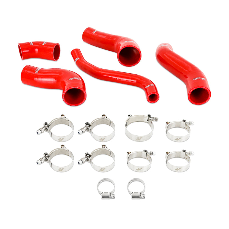 Mishimoto 13-17 Hyundai Veloster Turbo Silicone Intercooler Hose Kit - Red - DTX Performance