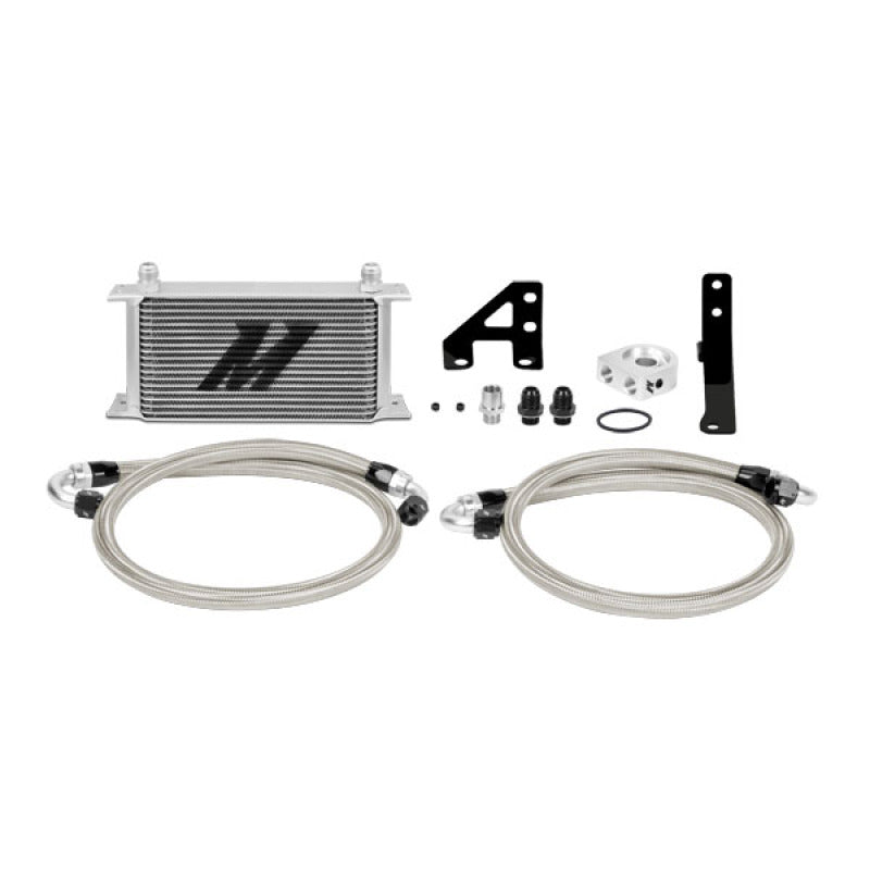 Mishimoto 15 Subaru STI Oil Cooler Kit - Silver - DTX Performance