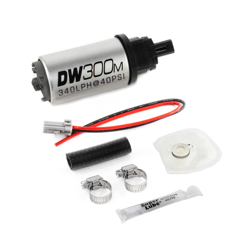 DeatschWerks 340 LPH Ford In-Tank Fuel Pump DW300M Series w/ 05-10 Mustang V6 / V8 Install Kit - DTX Performance