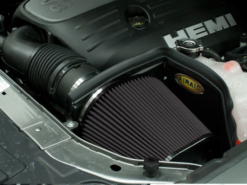 Airaid 11-13 Dodge Charger/Challenger 3.6/5.7/6.4L CAD Intake System w/o Tube (Dry / Black Media) - DTX Performance