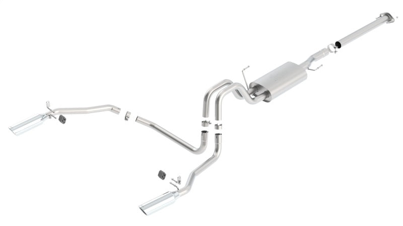 Borla 11-14 Ford F-150 5.0L AT 2/4WD Aggressive ATAK SS Catback Exhaust - DTX Performance