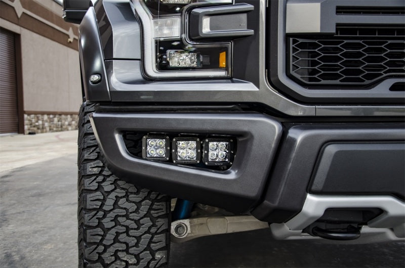 N-Fab LBM Bumper Mounts 2017 Ford Raptor - Tex. Black - DTX Performance