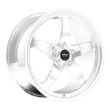 Weld S71 20x15 / 5x4.75 BP / 8in. BS Polished Wheel (Low Pad) - Non-Beadlock