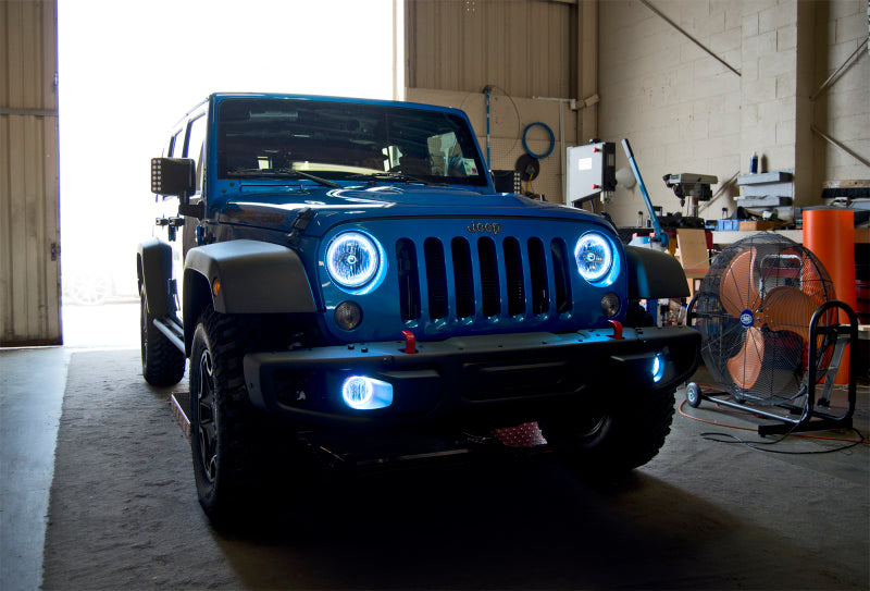 Oracle Jeep Wrangler 07-17 LED Halo Kit - White - DTX Performance