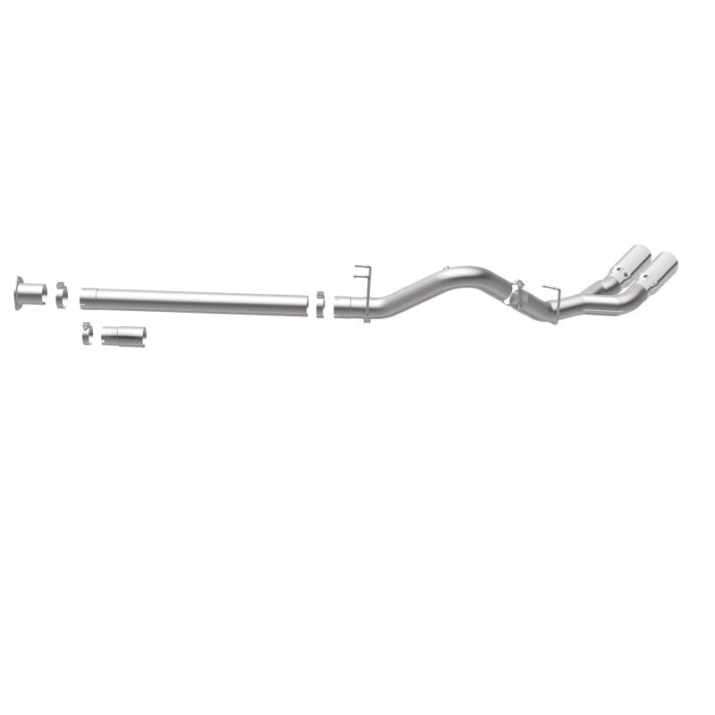 MagnaFlow 08-17 Ford F-250/F-350/F-450 4.6L/6.7 DPF-Back SS 4in Dual Single Passenger Side Rear Exit - DTX Performance