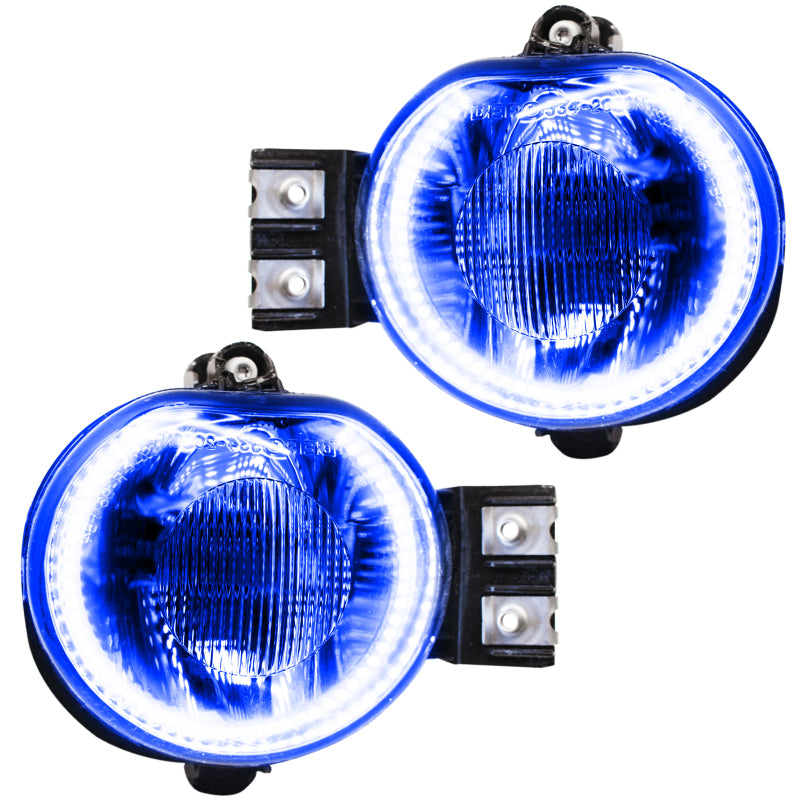 Oracle Lighting 06-08 Dodge Ram Pre-Assembled LED Halo Fog Lights -Blue - DTX Performance