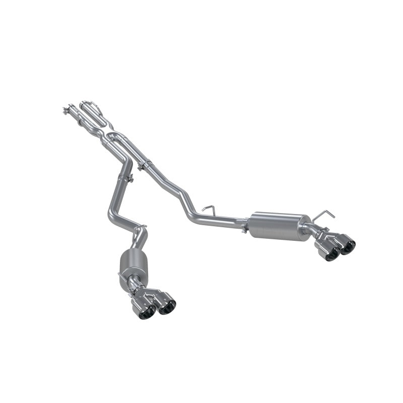 MBRP 20-21 Ford Explorer ST 3.0L Ecoboost SS 2.5in Dual Rear Exit w/ Quad Tips - AL - DTX Performance