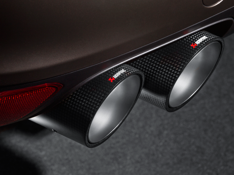 Akrapovic 10-14 Porsche Cayenne (958) Tail Pipe Set (Carbon) - DTX Performance