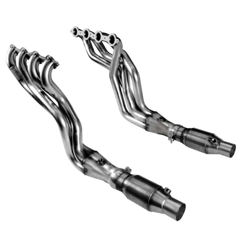 Kooks 10-14 Chevy Camaro SS LS3/L99/ 6.2L 1 7/8in x 3in SS LT Headers Inc 3in x 2 1/2in Green Catted - DTX Performance