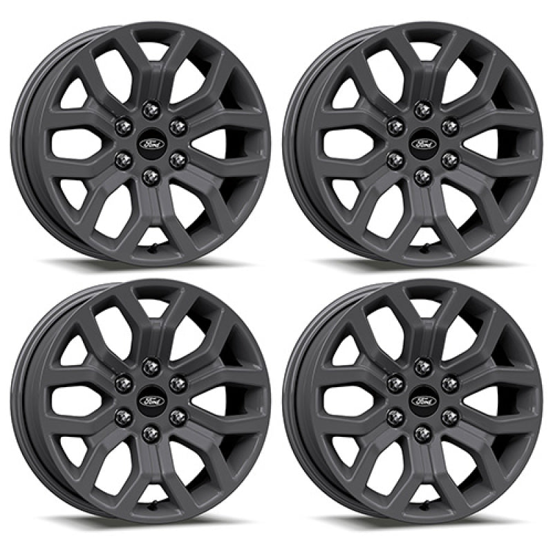 Ford Racing 15-22 F-150 18x7.5in Matte Gray Wheel Kit - DTX Performance