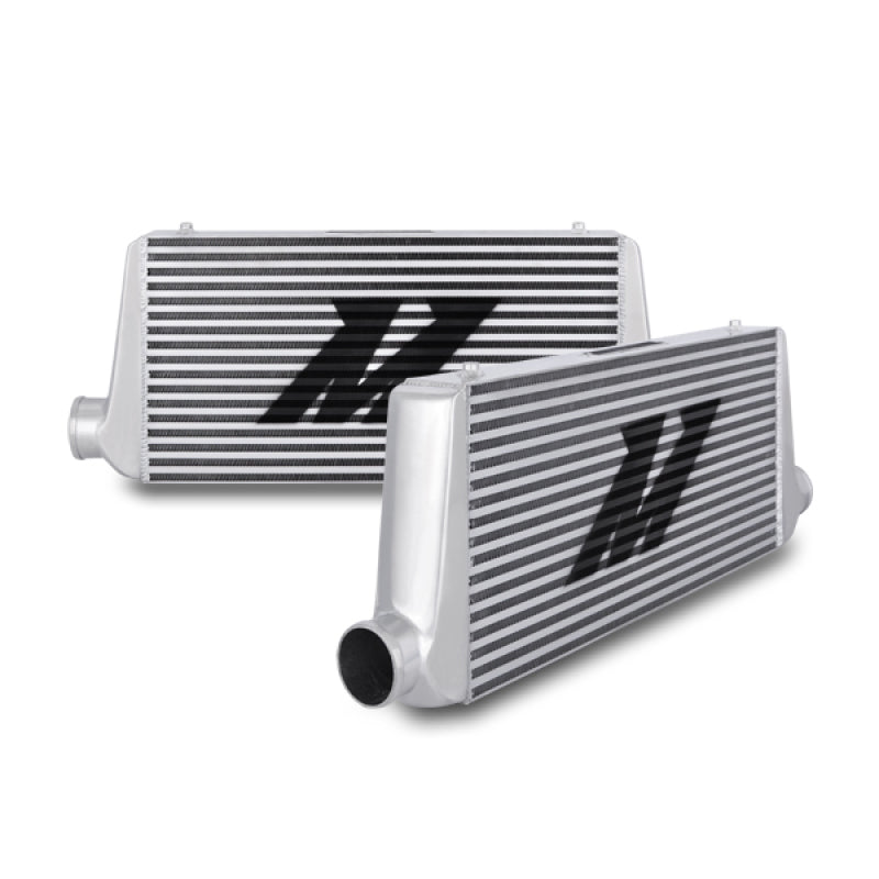 Mishimoto Universal Silver R Line Intercooler Overall Size: 31x12x4 Core Size: 24x12x4 Inlet / Outle - DTX Performance