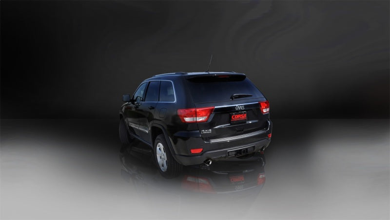 Corsa 11-21 Jeep Grand Cherokee 3.6L 2.5in Dual Rear Exit Sport Exhaust w/ 4.5in Black Tips - DTX Performance