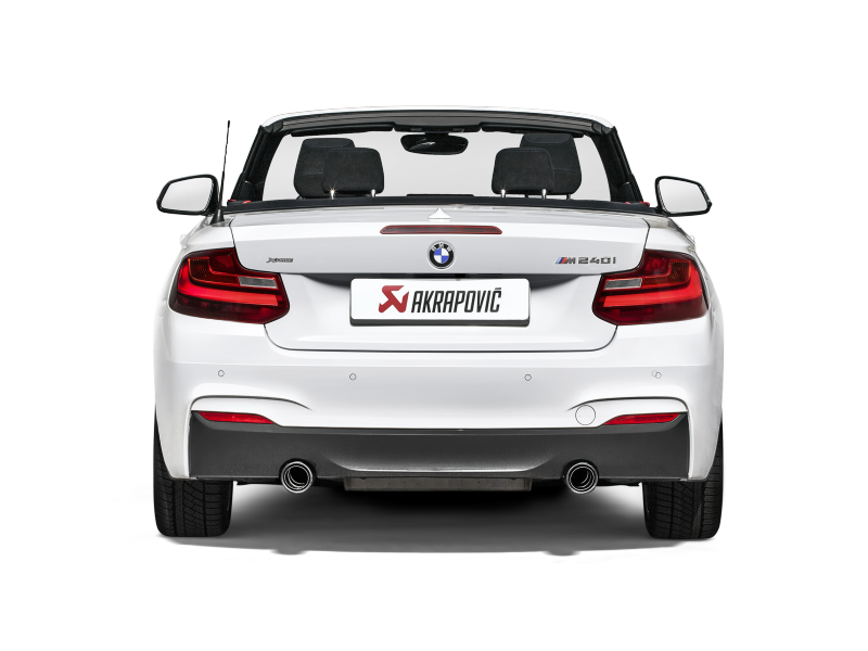 Akrapovic 16-17 BMW M240i (F22 F23) Evolution Line Cat Back (SS) w/ Carbon Tips (Req. Link Pipe) - DTX Performance