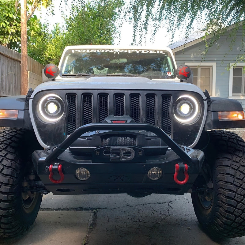 Oracle Oculus Bi-LED Projector Headlights for Jeep JL/Gladiator JT - Matte Black - 5500K - DTX Performance