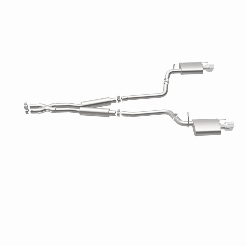 MagnaFlow 10-12 Cadillac CTS V6 3.0L (Exc AWD) Dual Split Rear Exit Stainless Cat Back Perf Exhaust - DTX Performance