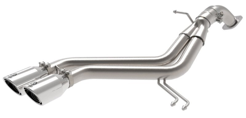 aFe Takeda 13-17 Hyundai Veloster L4-1.6L 2-1/2in 304 SS Axle-Back Exhaust w/ Polished Tips - DTX Performance