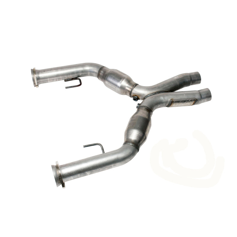 BBK 05-10 Mustang 4.6 Short Mid X Pipe With Catalytic Converters 2-3/4 For BBK Long Tube Headers - DTX Performance