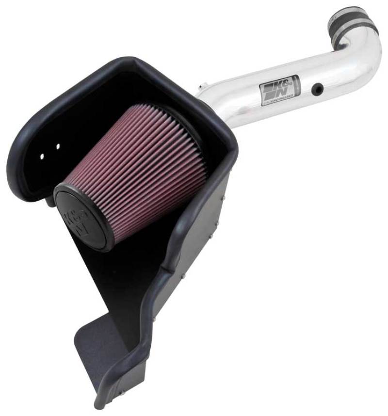 K&N 2013 Dodge Ram 1500 V8-4.7L High Flow Performance Air Intake Kit - DTX Performance