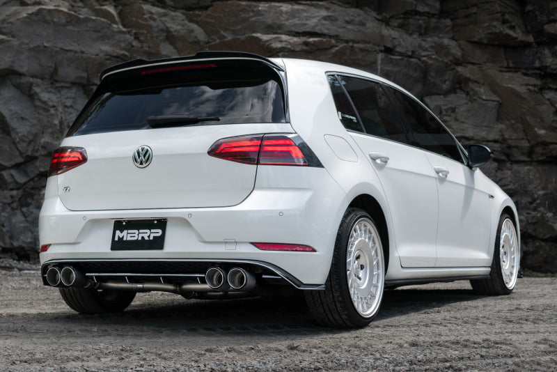 MBRP 15-19 VW Golf R MK7/MK7.5 3in T304 Cat Back Exhaust w/ Carbon Fiber Tips - DTX Performance