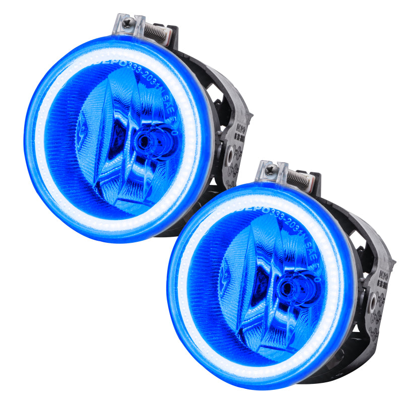 Oracle Lighting 11-16 Jeep Patriot Pre-Assembled LED Halo Fog Lights -Blue - DTX Performance