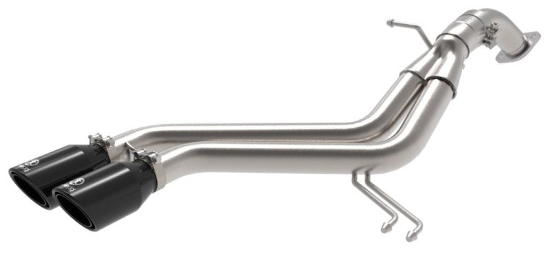 aFe Takeda 13-17 Hyundai Veloster L4-1.6L 2-1/2in 304 SS Axle-Back Exhaust w/ Black Tips - DTX Performance