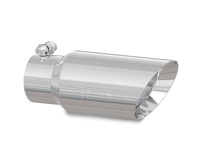 MBRP Universal Tip 4in OD 3in Inlet 10in Length Dual Wall Angled End T304 - DTX Performance