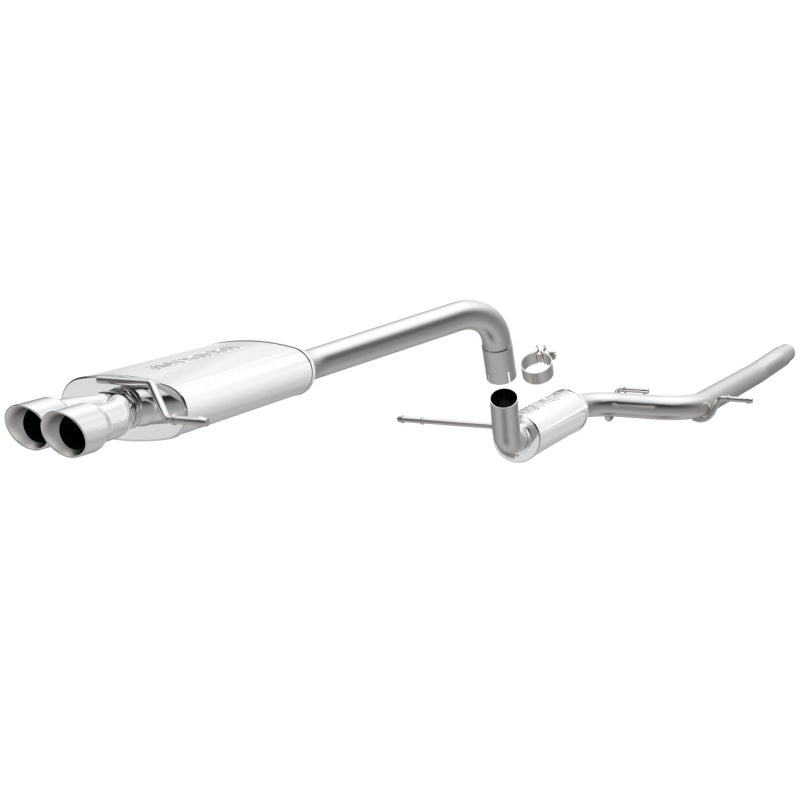 MagnaFlow Performance Cat-Back Exhaust System Dual Straight Drive Side Rear Exit 11-14 VW Jetta 2.0L - DTX Performance