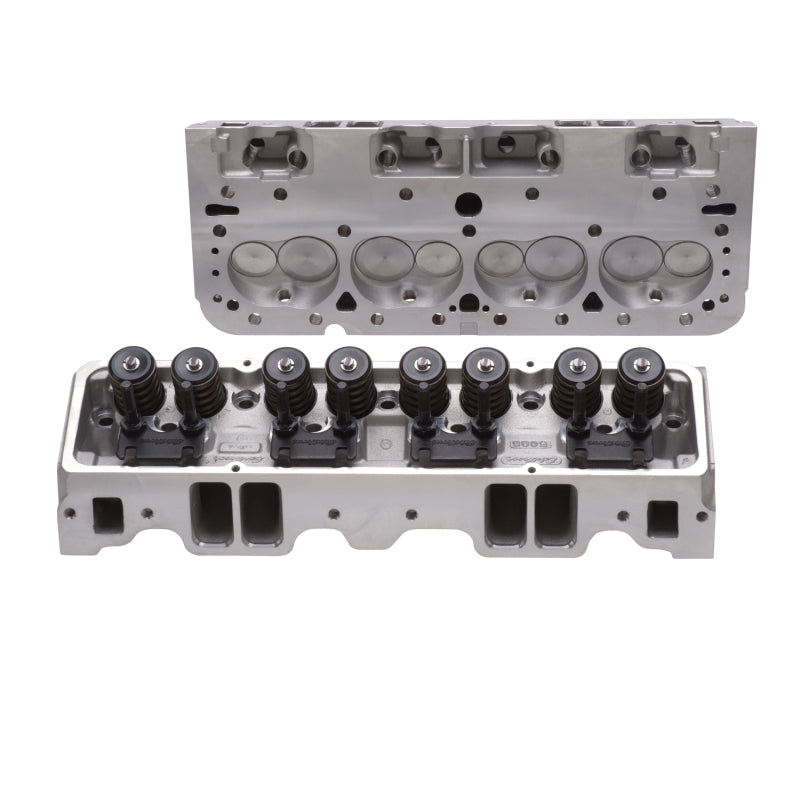 Edelbrock 1Pr Cyl Head E-210 SBC 64cc Perf RPM (Complete Pair) - DTX Performance